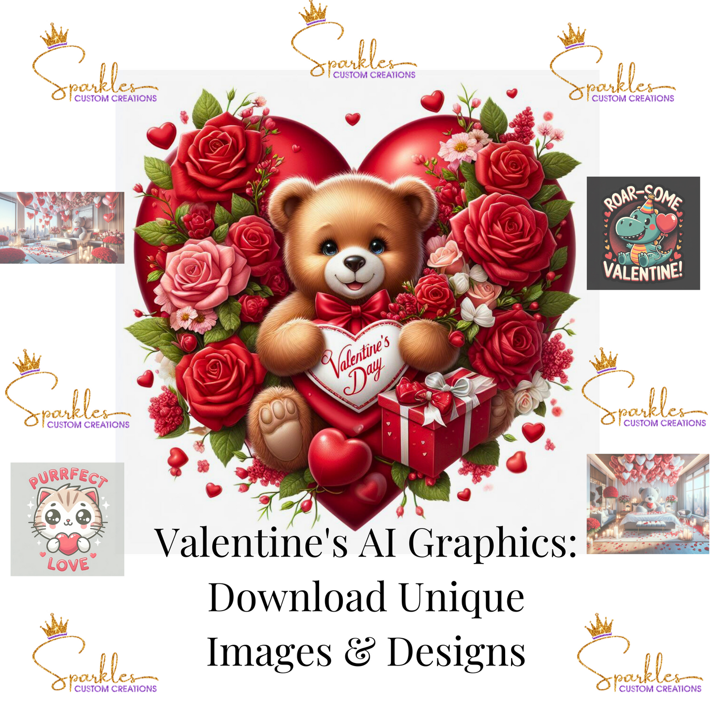 Valentine's AI Graphics: Download Unique Images & Designs